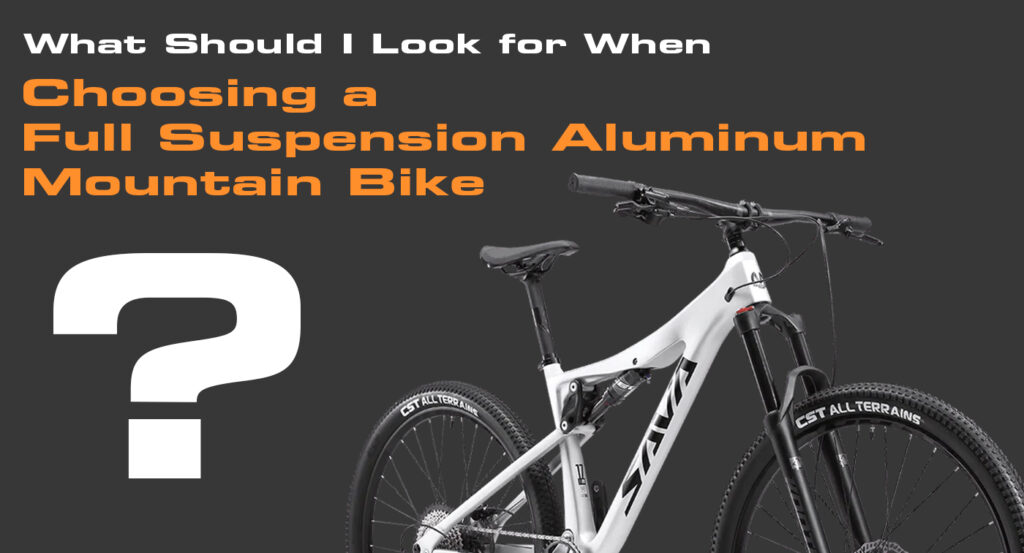 Full Suspension Aluminum Mountain Bike